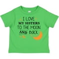 thumbnail image 3 of Inktastic I Love My Sisters to the Moon and Back Boys or Girls Toddler T-Shirt, 3 of 5