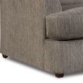 thumbnail image 5 of Transitional Fabric Upholstered Chair with Round Tapered Feet Brown, 5 of 5
