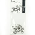 thumbnail image 3 of Cousin DIY Metal Lobster Claw Clasp Set, 10 Piece, Silver, 3 of 4