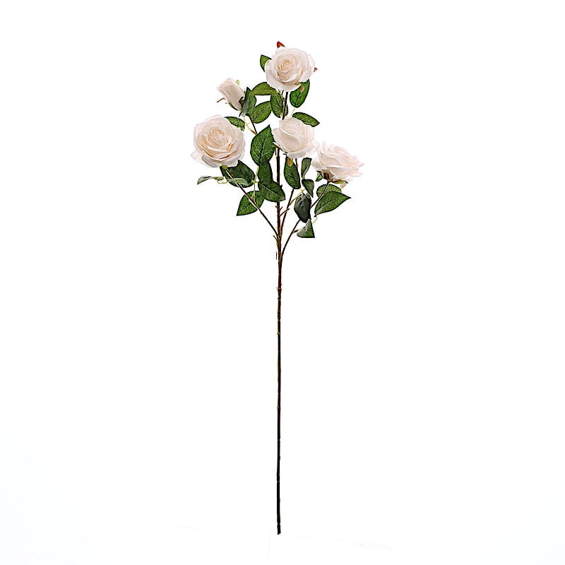 BalsaCircle 2 Blush Single Stem 33 in Silk Rose Bouquets - Party 