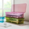 thumbnail image 2 of CNKOO Transparent Chopsticks Drawer Organizer with Lid Plastic Countertop Storage Utensil Drawer Tray for Restaurant, 2 of 10
