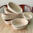 thumbnail image 4 of Oval Bread Fermentation Baskets Baking Supplies Rattan Bread Fermentation Baskets Bowl Portable Dough Fermentation Kitchen Tools 28x14x8cm, 4 of 6