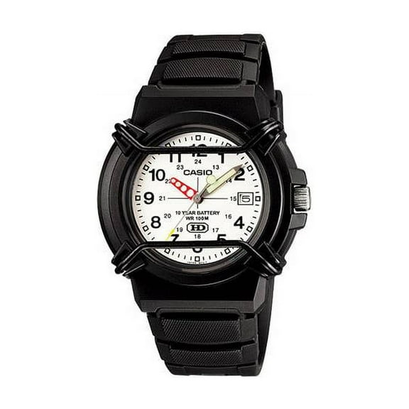 Men's Casual Watch Quartz Mineral Crystal HDA-600B-7BV
