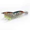 thumbnail image 2 of MYG 3.0# squid bait squid hook wood shrimp squid hook Soft Leg Shrimp Lure Bait, 2 of 8