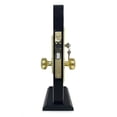 thumbnail image 4 of Vestibule Mortise Keyed Lockset - Always Locked - Right Hand - Polished Brass US3 Finish - 2-1/2" Backset - 2 SC1 Keys, 4 of 5