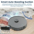 thumbnail image 2 of AIRROBO T25+ Robot Vacuum and Mop Cleaner - Self-Empty, 5500Pa Suction, Ultrasonic Carpet Detection, 2 of 9