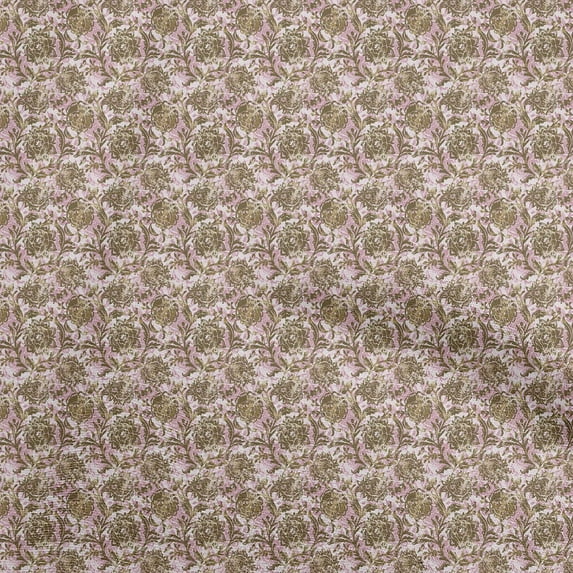 oneOone Cotton Poplin Twill Light Pink Fabric Batik Sewing Craft Projects Fabric Prints By Yard 56 Inch Wide