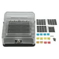 thumbnail image 3 of Electrical Fuse Block, Blade Fuse Box Wearproof LED Indicator 6 Way  For Car For Yachts For RV, 3 of 8
