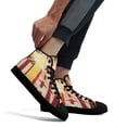 thumbnail image 5 of American flag Faith Cross High Top Canvas Shoes Sneakers Black Size 5, 5 of 7