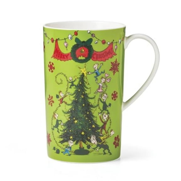 Lenox Merry Grinchmas Magic Heat-Changing Mug, 1 Count, Green