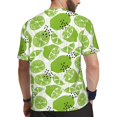 thumbnail image 2 of Rocae Green Various Lemons for Men's Mesh Quick-Dry Short Sleeve Workout T-Shirt,Mens Crew Neck Tee Lightweight Soft Classic T Shirts 6X-Large, 2 of 9