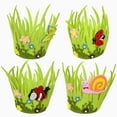 thumbnail image 4 of JeashCHAT Easter Basket Non-woven Easter Grass Baskets Easter Decorations Easter Candy Eggs Gifts Storage Basket, 4 of 5