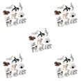 thumbnail image 3 of Vogacara 10 Pieces Arctic Circle Animals Models Gift Wolf Learning Figurines New Reindeer Statue Party Birthdays Polar Bear Year Type2 NO2, 3 of 6