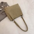 thumbnail image 3 of Bolso de hombro grande de pana de moda para mujer (caqui), 3 of 9