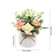 thumbnail image 3 of Romantic Artificial Flower Arrangements Artificial Flowers Gifts Living Room Decor Photography Props Office Desk Decor Artificial Plants, 3 of 6