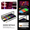 Rainbow Face Paint Kit Colorful Water Based Body Paint Painting Party