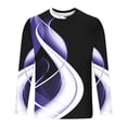 thumbnail image 5 of Wavsuf Men's Sweatsuits Set 2 piece Jogger Set for Men Tight Sweatshirt and Sweatpants Purple Size L, 5 of 5