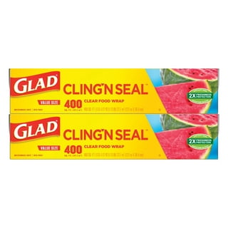 2-GLAD Cling Wrap Winter Edition Red Tinted Food Plastic Wrap Holiday Xmas  NEW