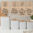 thumbnail image 4 of Kitchen Canisters for Countertop Set of 4  Textured Iron Kitchen Canisters with Airtight Lids - Flour Sugar Canister Set - Flour and Sugar Containers Farmhouse - Coffee Jar for Counter - White Jar x4, 4 of 8