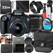 Canon EOS 2000D / Rebel T7 DSLR Camera Bundle with 18-55mm Zoom Lens + 32GB Card + Case + Tripod + SV Premium Accessory (International Verson)