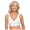 White, variant on Women's Wireless Assisted Dressing Adaptive Bra with Hook and Eye Closure Front Crossover Bras Nude M