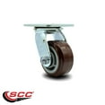 thumbnail image 2 of 4 Inch Polyurethane Wheel Swivel Caster with Roller Bearing Service Caster Brand, 2 of 2
