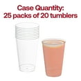 thumbnail image 3 of Smarty 14 oz. Crystal Clear Round Disposable Plastic Party Cups 500ct, 3 of 6
