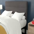 thumbnail image 6 of Flash Furniture Paxton Twin Modern Fabric Upholstered Headboard, Gray, 6 of 12