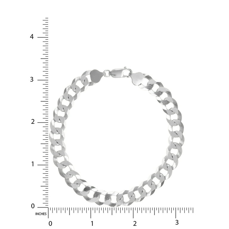 Shaquille O'Neal Men's Sterling Silver Curb Bracelet