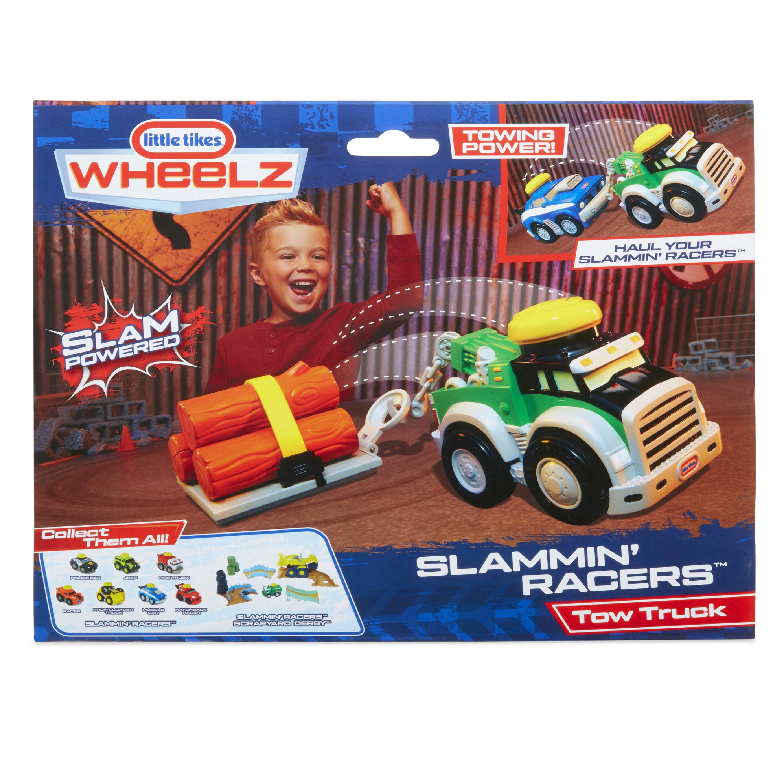 little tikes slammin racers police car