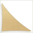 thumbnail image 2 of ColourTree 15' x 24' x 28.3' Sand Right Triangle Sun Shade Sail Canopy Mesh Fabric UV Block & Water Air Permeable - Commercial Heavy Duty - 190 GSM - 3 Years Warranty - Custom Make, 2 of 8