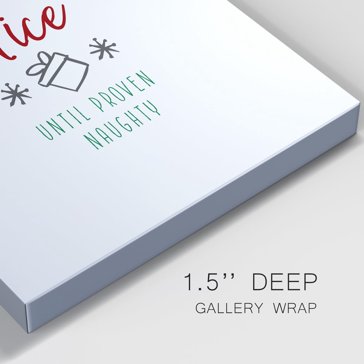 Navidad alegre - Premium Gallery Wrapped Canvas - Ready to Hang