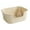 Coffee Color, variant on Open Top Pet Litter Tray Cat Litter Box High Sided Easy to Clean Extra Large Coffee Color