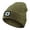 Army Green, variant on LED Hat Rechargeable USB Running Light,Light Blue