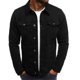 thumbnail image 1 of Mens Denim Jeans Jacket Short Slim Fit, 1 of 2