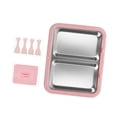 thumbnail image 4 of Siruishop Ice Cream Maker DIY Household Easy to Clean Multifunction Instant Cold Plate Pink With Lid, 4 of 8
