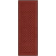 thumbnail image 3 of (2 pack) Mainstays Dylan Solid Diamond Olefin Red Indoor Runner Rug, 1'9"x5', 3 of 11