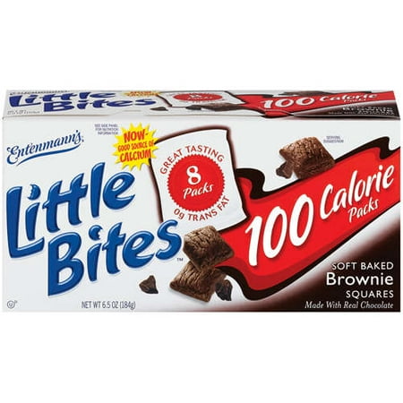 Bimbo Bakeries Entenmanns Little Bites Brownie Squares, 8 ea