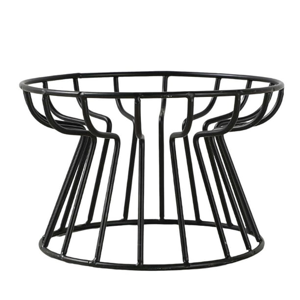 Cuenco de cerámica para perros y gatos, plato para comer, plato para refrigerios, protector de cuello Soporte elevado negro
