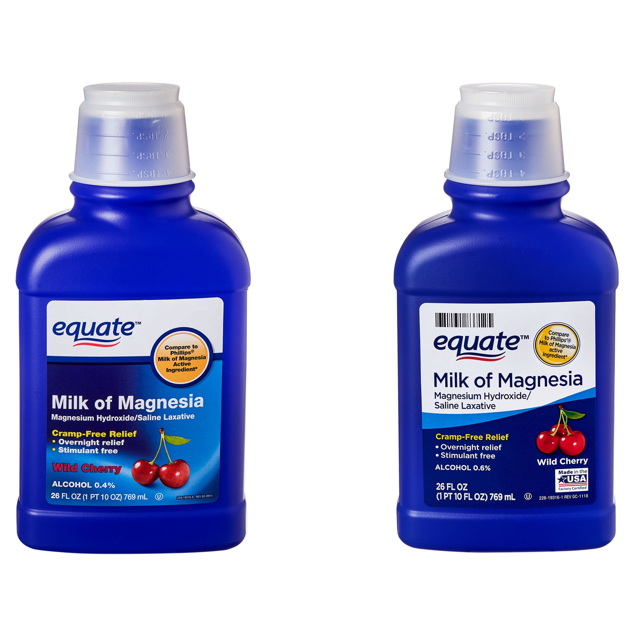 Equate Wild Cherry Milk of Magnesia, 26 fl. Oz.
