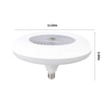 thumbnail image 3 of EGNMCR Fan 110-265V Usable E27 Screw Fan Light,Ceiling Fan With Lights,Enclosed Low Profile Fan Light,Ceiling Light With Fan,Hidden Electric Fan Delier- Intelligent Dimmin Ceiling Fan, 3 of 8