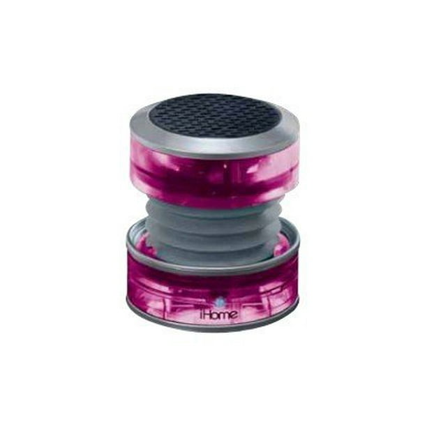 iHome IHM60 Speaker for portable use translucent, pink Walmart