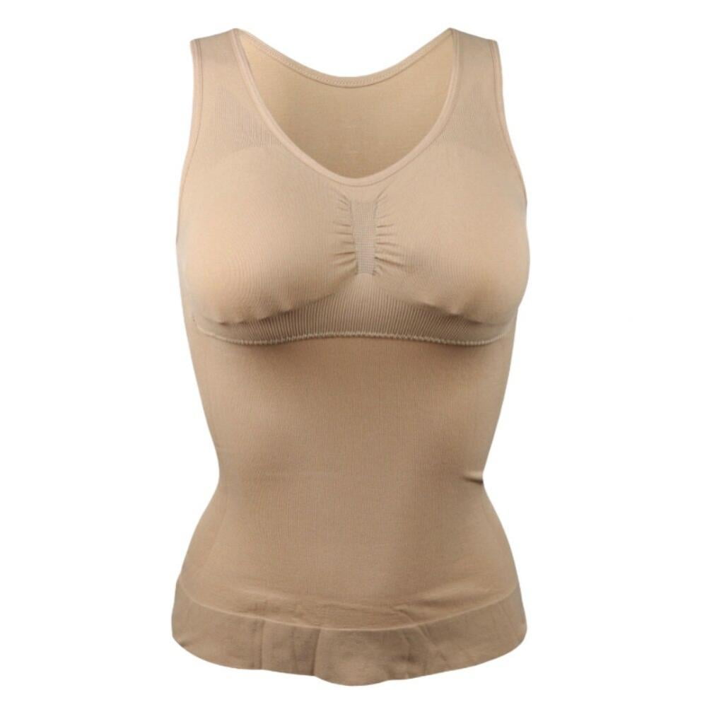 Compression Vest Women Tank Tops With Built in Bra Tummy Contol Camisoles  Shaper