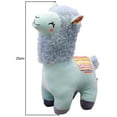 thumbnail image 3 of Muñeco de peluche de Alpaca , cojín de muñeco de Llama de peluche suave para decoración de dormitorio, de año iños y adultos azul 25cm Hugo  Almohada de felpa de alpaca, 3 of 9