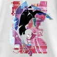 thumbnail image 2 of Girl's Spider-Man: Across the Spider-Verse Spider Gwen Colorful Poster Graphic Tee White X Large, 2 of 4