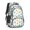 White Cartoon KnightsCastles, variant on White Dinosaurs Flowers Plants Pattern Cute School Backpack Bag with Padded Back and Adjustable Shoulder Straps 16.9 X 12.6 X 5.9 Inches