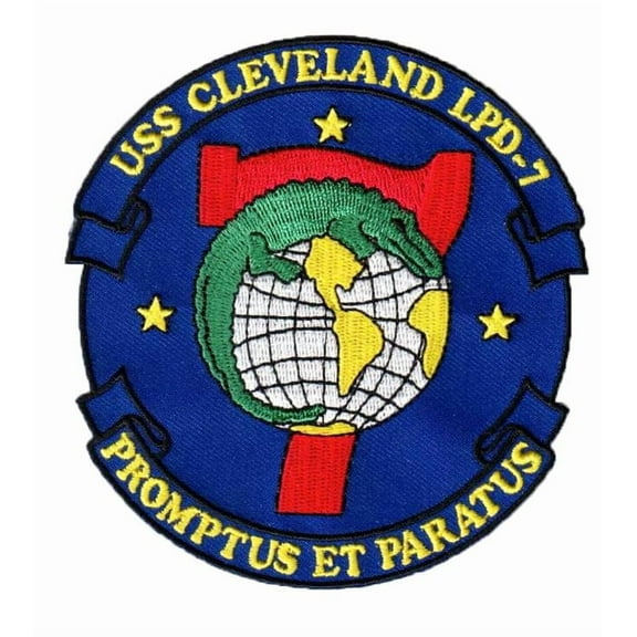 USS CLEVELAND LPD-7 Patch – Sew On