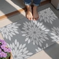 thumbnail image 4 of Bohemian Retro Floral Non-Slip Entryway Door Mat,Boho Indoor Decor Durable Low Plush Door Mat,Washable Welcome Rug for Patio Hallway Home Decor 20x32 Inches, 4 of 7