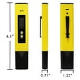 thumbnail image 3 of Water Quality Test Meter 2 in 1 | Digital PH Meter 0.00-14.00 pH & TDS 0-9990 PPM | 0.01 pH Accuracy | Automatic Temperature Compensation | 2x Calibration Packets | Compact Portable Design, 3 of 6