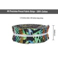 thumbnail image 6 of Soimoi 40Pcs Tie Dye Print Precut Fabrics Strips Roll Up 1.5x42inches Cotton Jelly Rolls For Quilting - Multicolor, 6 of 9